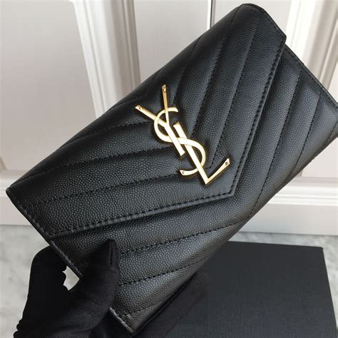 ysl caviar leather wallet|Saint Laurent Wallets & Card Cases for Women .